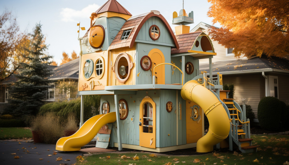 Critères de choix d’un meilleur emplacement pour l’installation d'une cabane avec toboggan pour un enfant