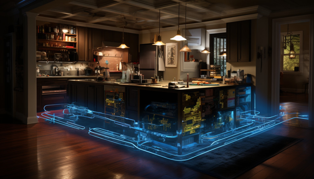 Détection des fuites d'eau par gaz traceur