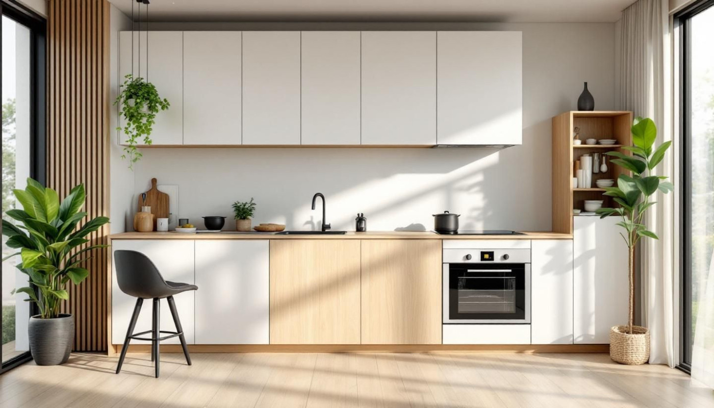La fusion du design Japandi en cuisine : minimalisme et fonctionnalité