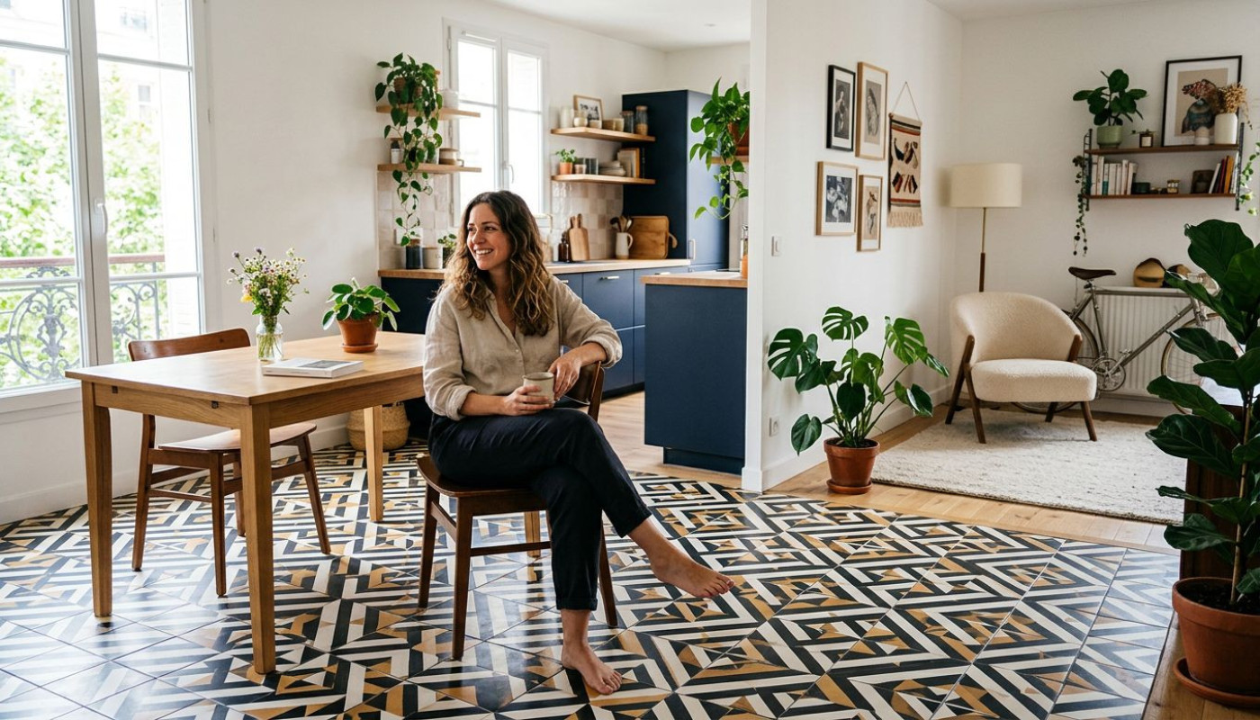 Révéler le potentiel d'une pièce grâce à un carrelage audacieux